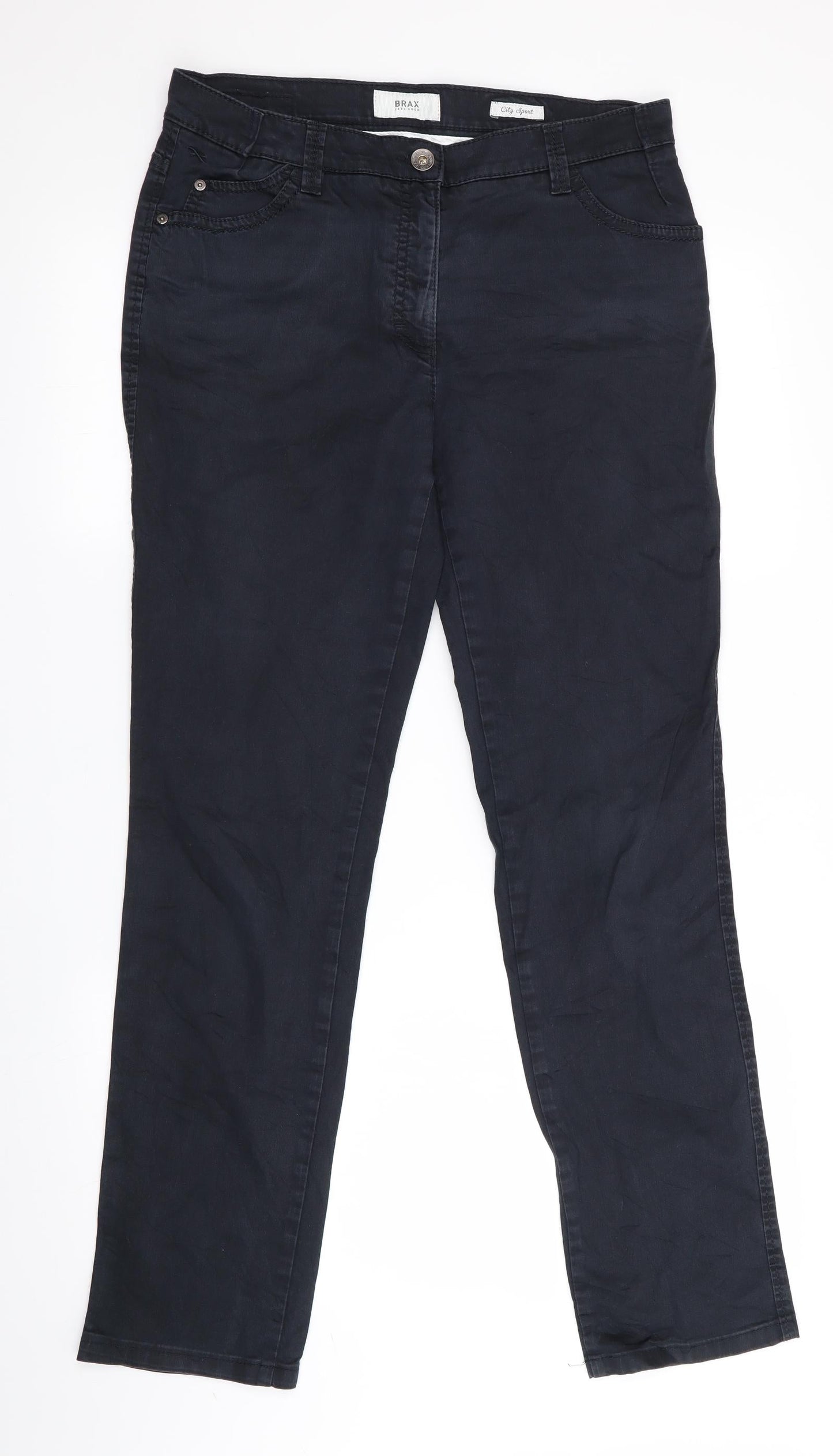 City Sports Mens Blue   Chino Trousers Size 30 in L30 in