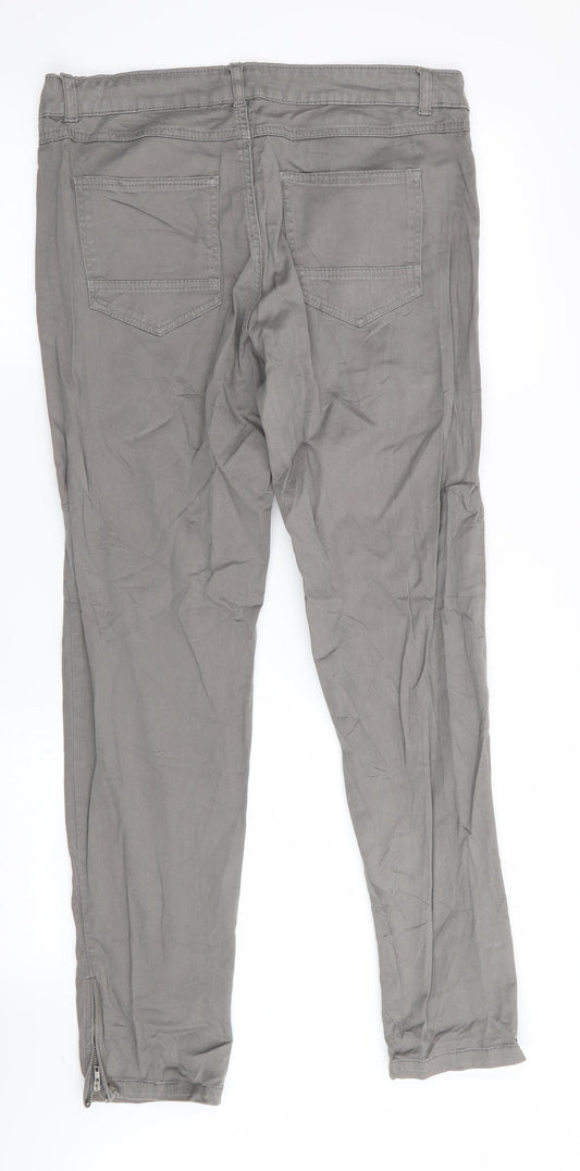 Kaffe Womens Grey   Straight Jeans Size 12 L29 in