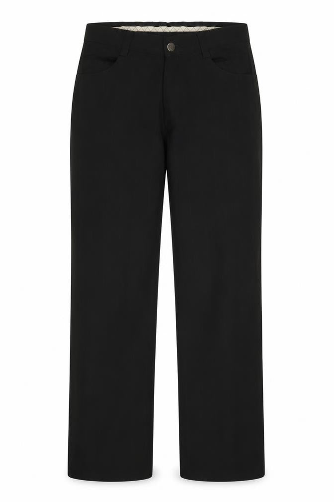 Creon Previs Womens Black Striped  Dress Pants Trousers Size 32 L31 in