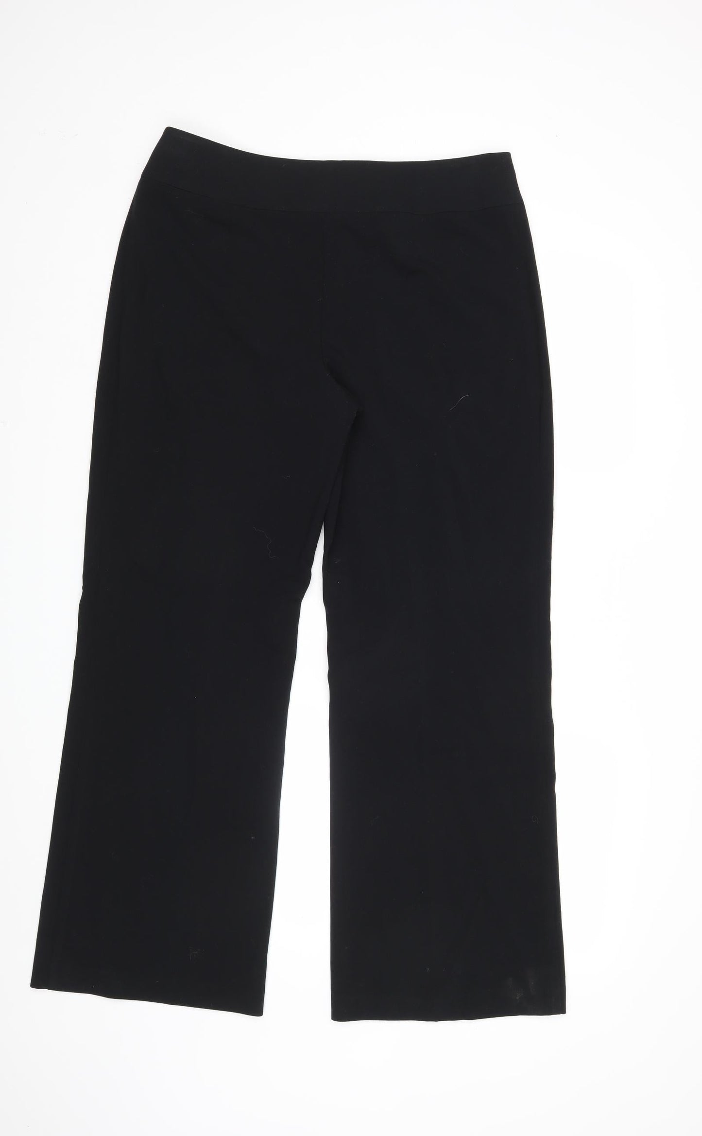 M&S Womens Black   Dress Pants Trousers Size 14 L30 in