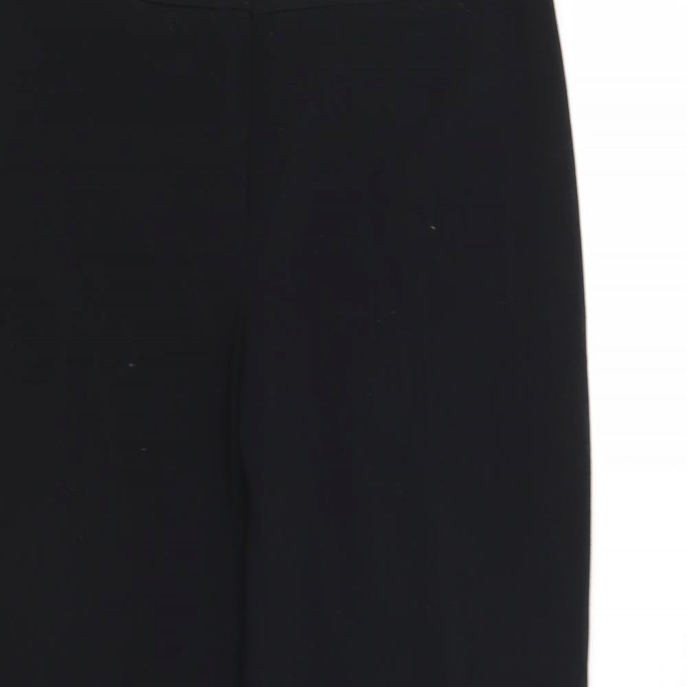 M&S Womens Black   Dress Pants Trousers Size 14 L30 in