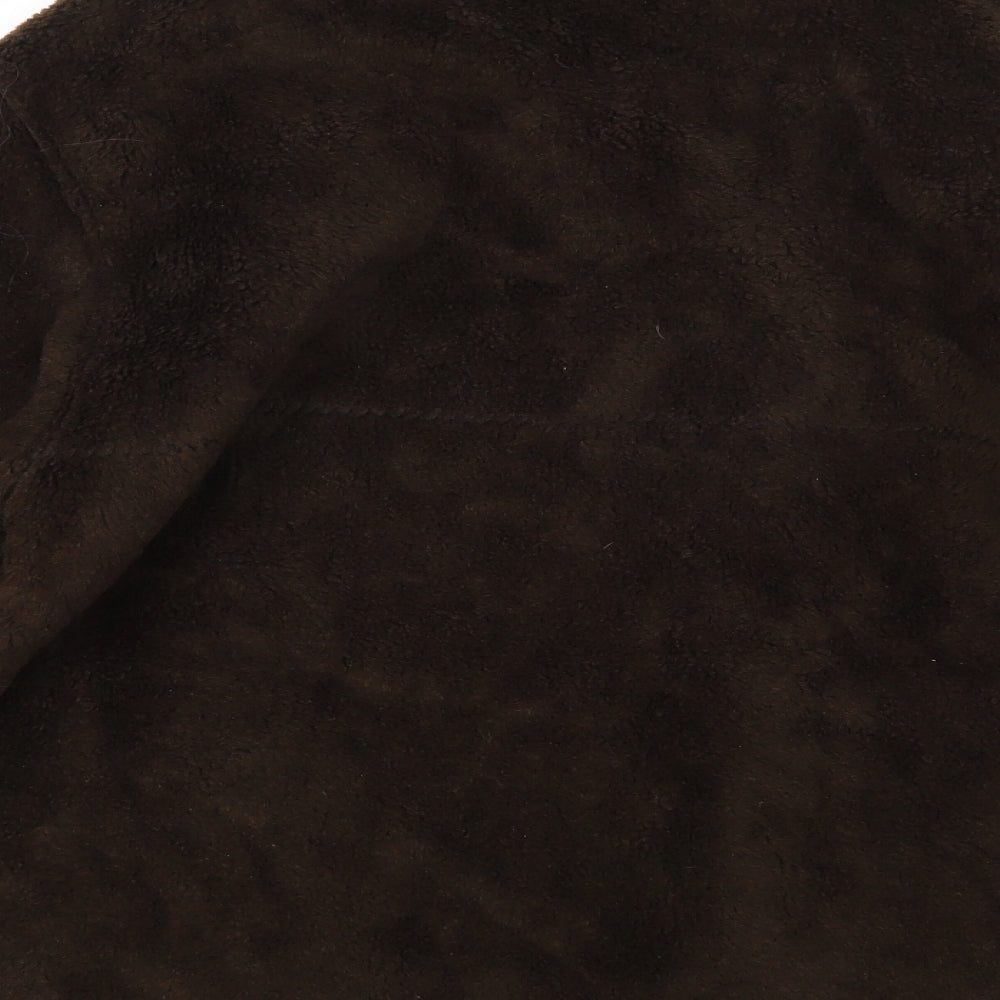 Global Adventure Mens Brown   Overcoat Coatigan Size S