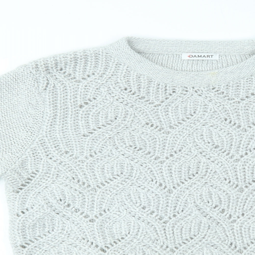 Damart Womens Grey   Pullover Jumper Size 10