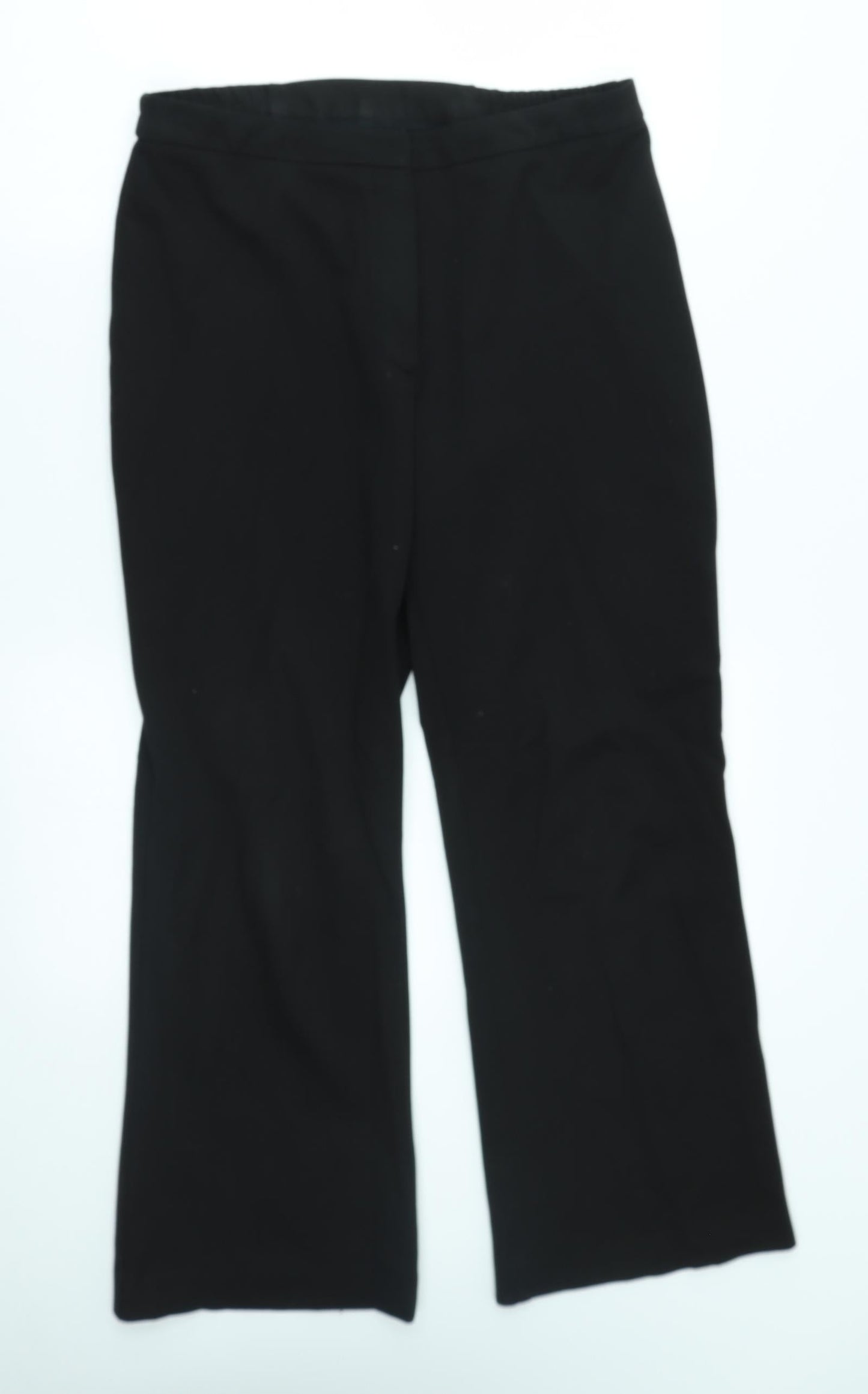 Preworn Womens Black   Trousers  Size 32 in L27 in