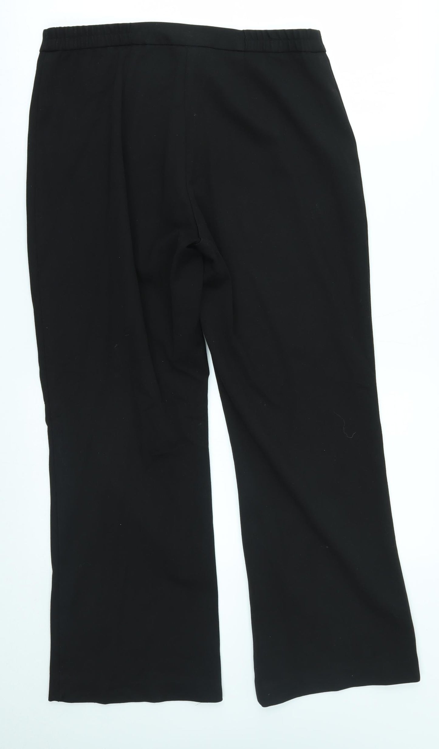 Preworn Womens Black   Trousers  Size 32 in L27 in