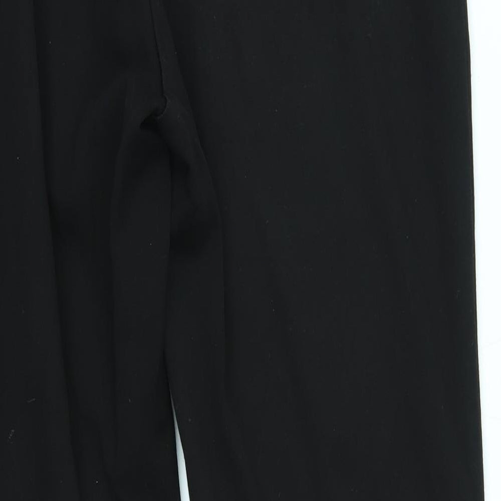 Preworn Womens Black   Trousers  Size 32 in L27 in