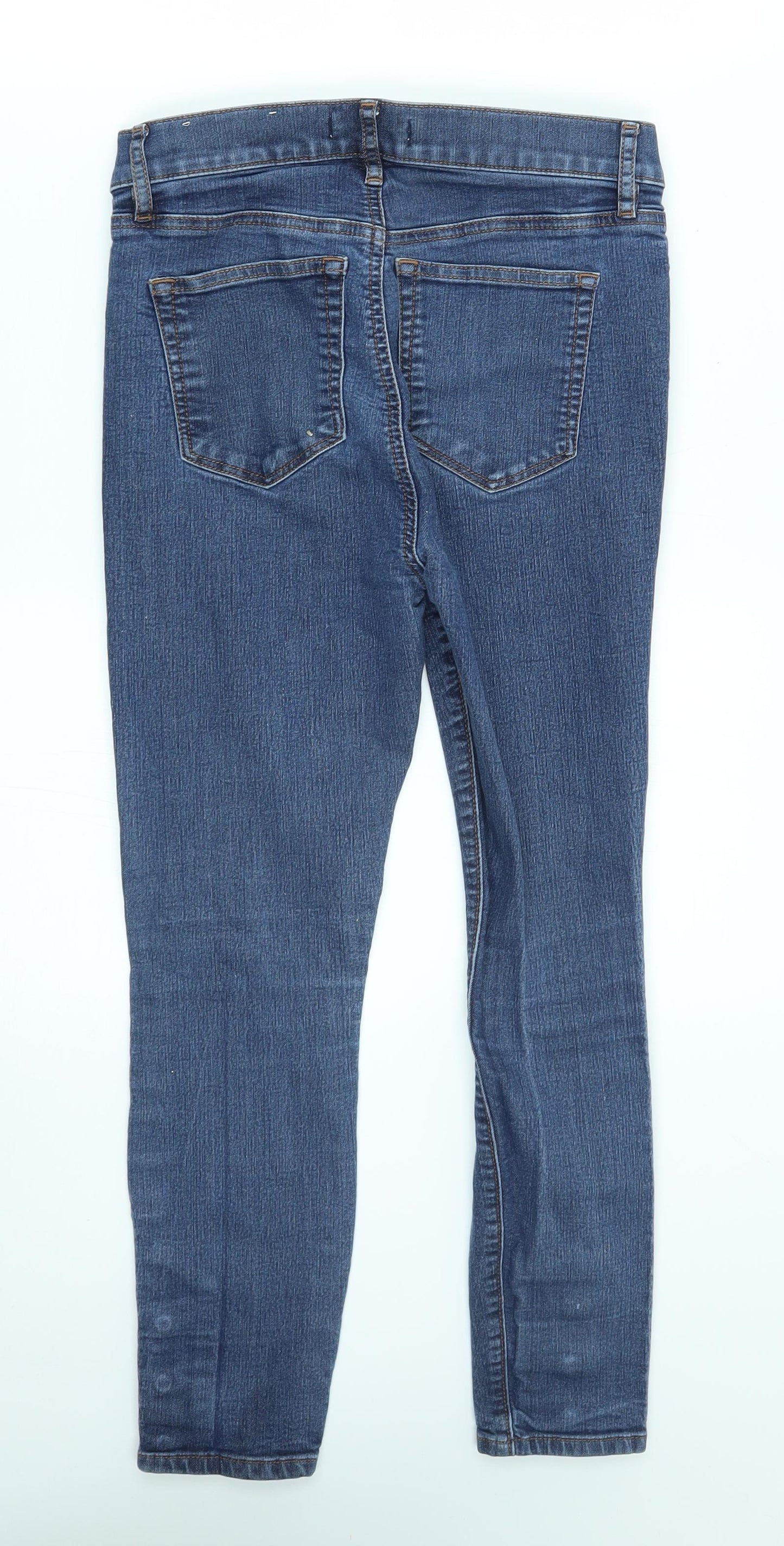 LOFT Womens Blue   Skinny Jeans Size 4 L24 in - buttons on legs