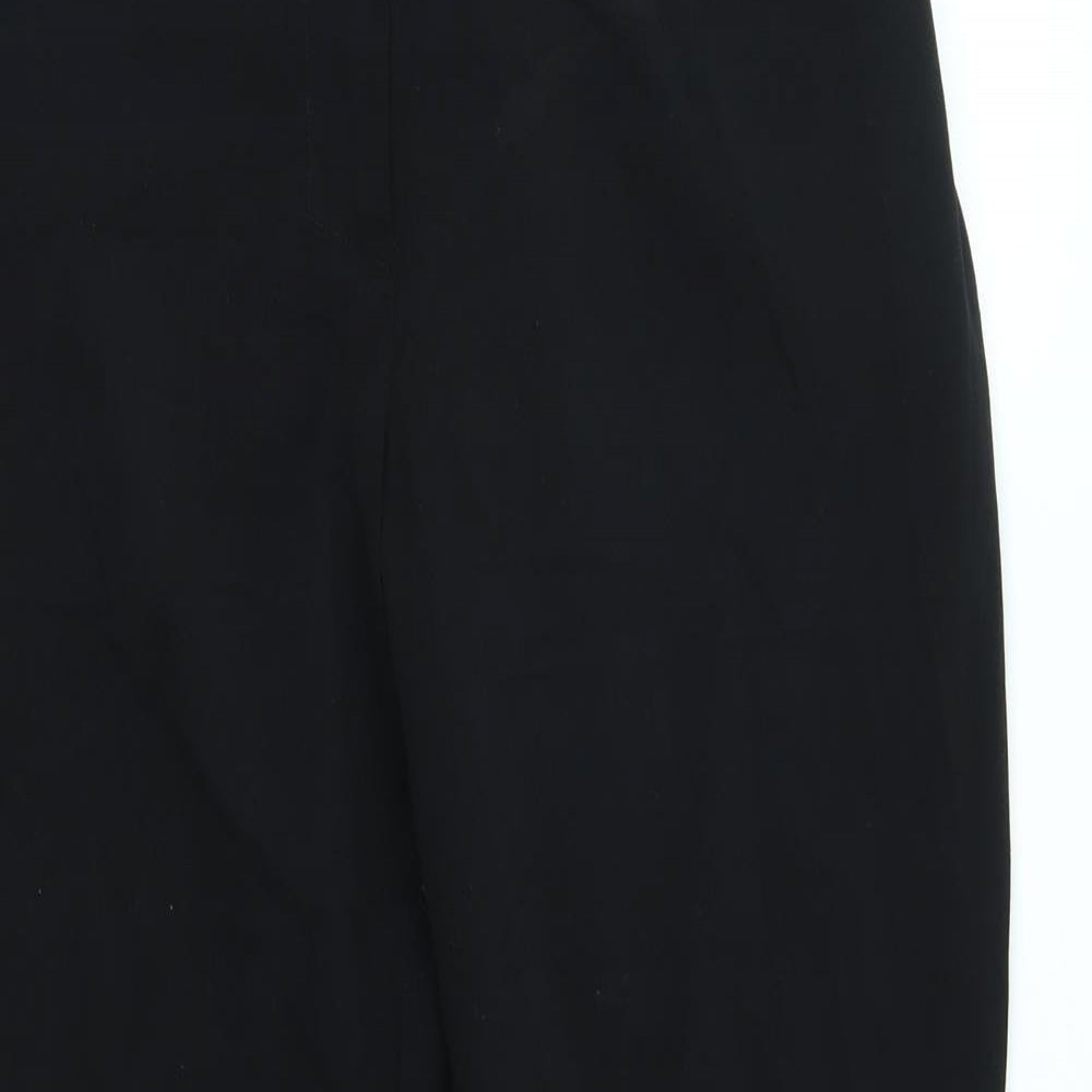 M&S Womens Black   Trousers  Size 14 L26 in