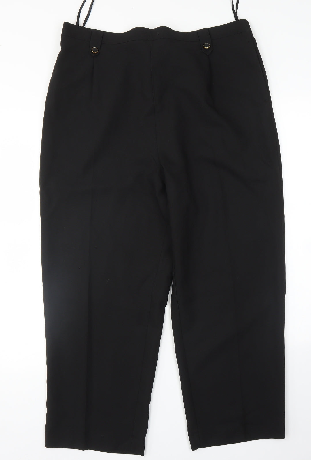 BM Womens Black   Rain Trousers Trousers Size 18 L25 in