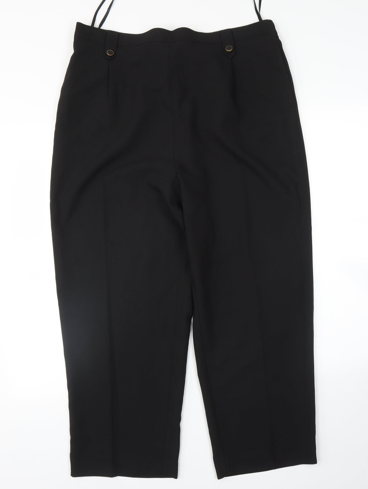 BM Womens Black   Rain Trousers Trousers Size 18 L25 in