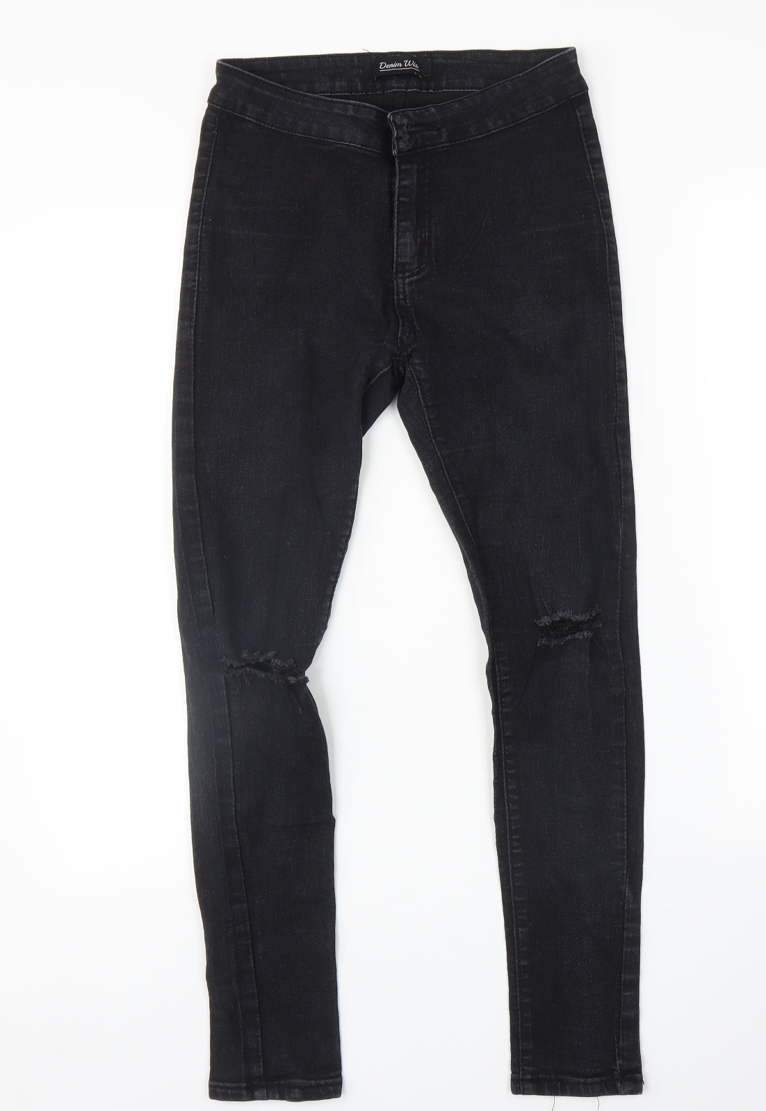 Denim Wise Womens Black   Skinny Jeans Size 8 L27 in