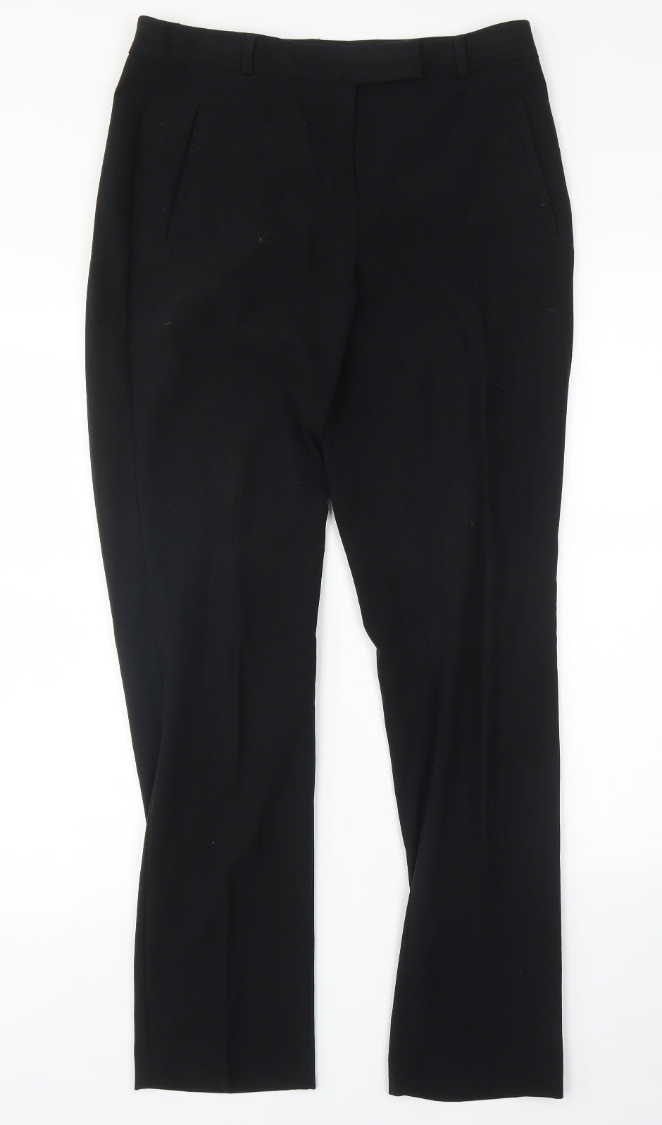 M&S Womens Black   Trousers  Size 10 L30 in