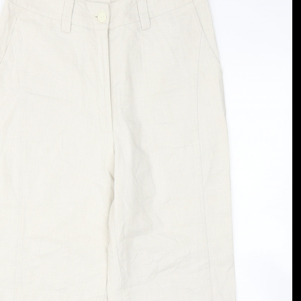Preworn Womens Beige   Trousers  Size 12 L23 in