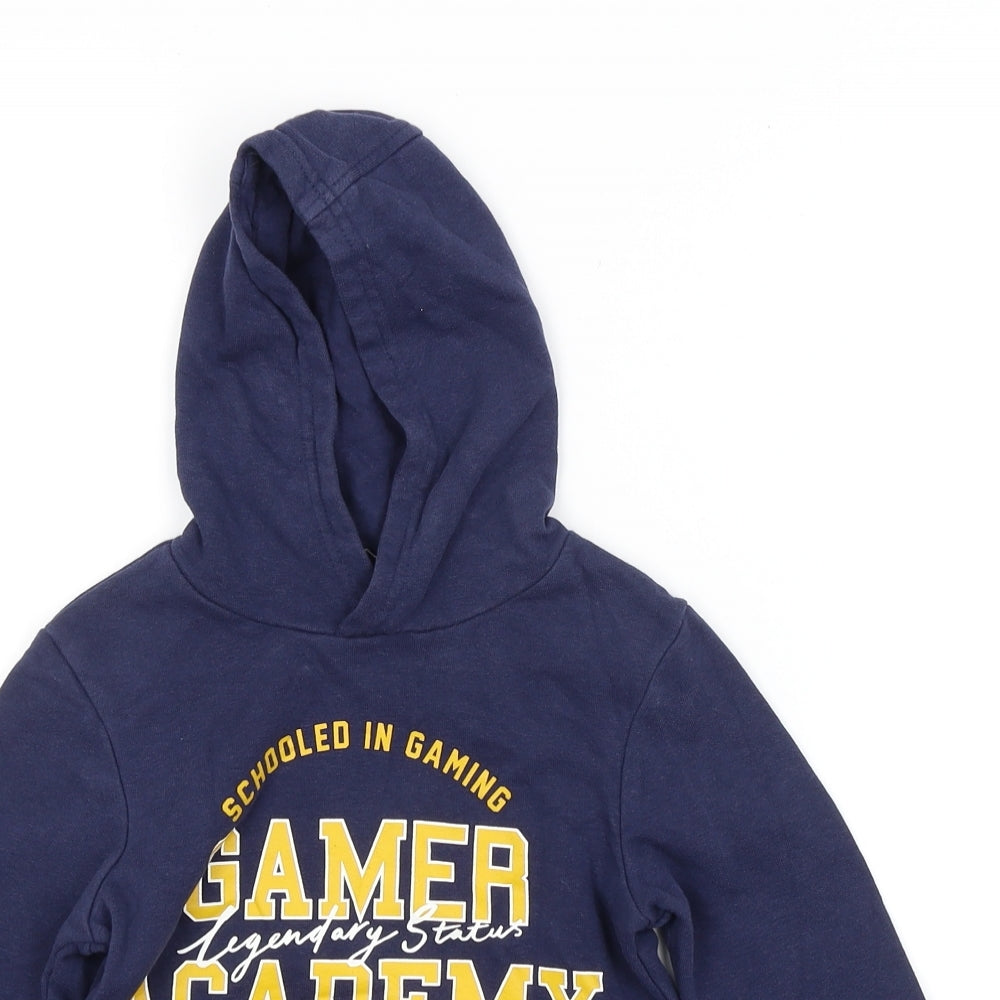 George Boys Blue   Pullover Hoodie Size 4-5 Years