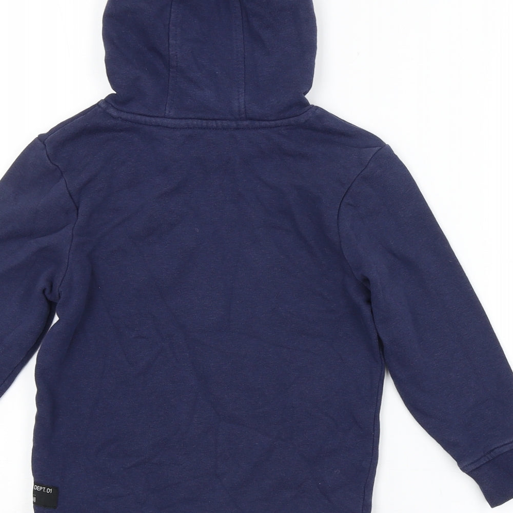 George Boys Blue   Pullover Hoodie Size 4-5 Years