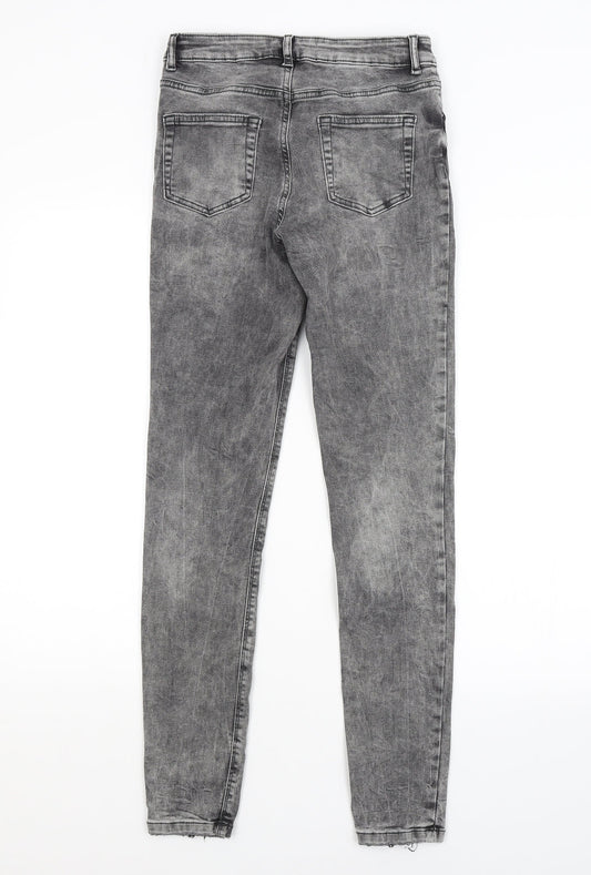 DENIM CO. Womens Grey   Skinny Jeans Size 10 L28 in