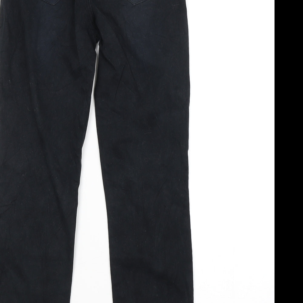 Yessica Womens Black   Chino Trousers Size 8 L28 in