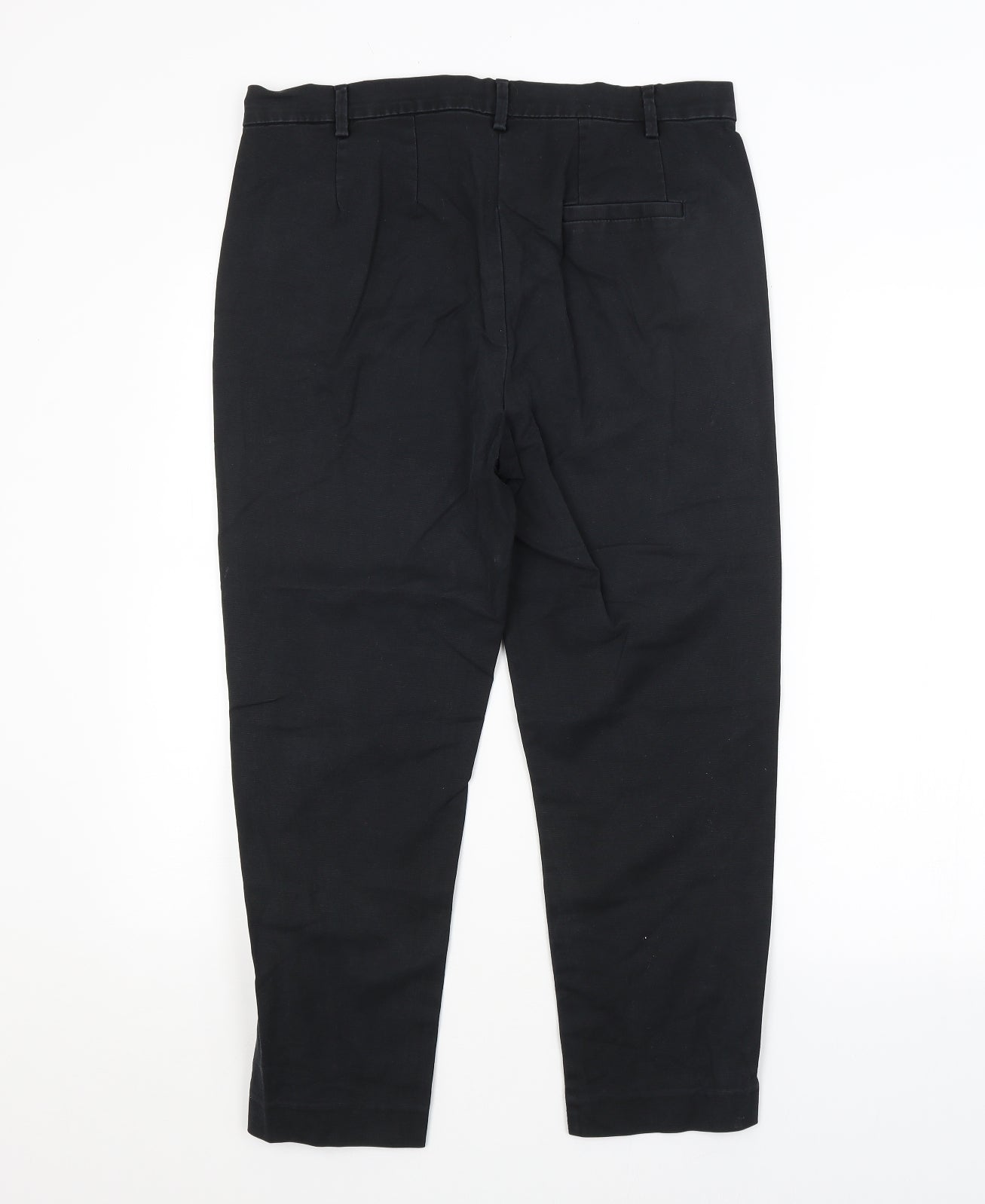 M&S Womens Black   Trousers  Size 14 L24 in