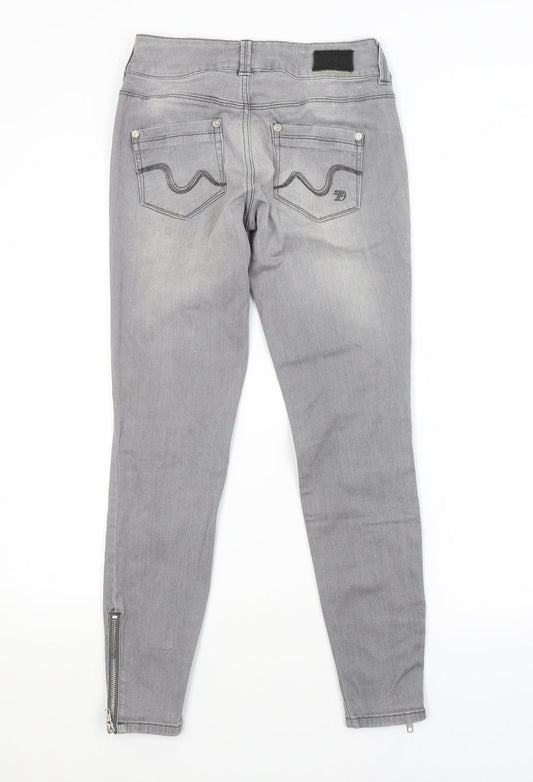 Preworn Womens Grey   Skinny Jeans Size 26 in L26 in