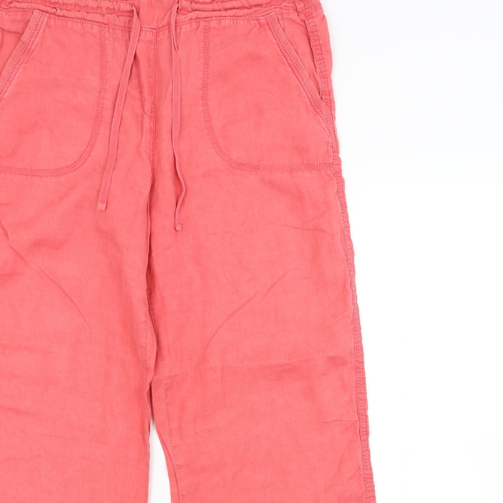 M&S Womens Red   Trousers   L28 in