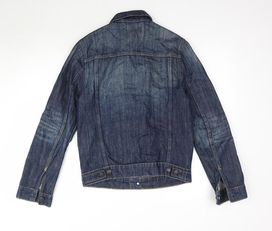 H&M Womens Blue  Denim Jacket  Size S