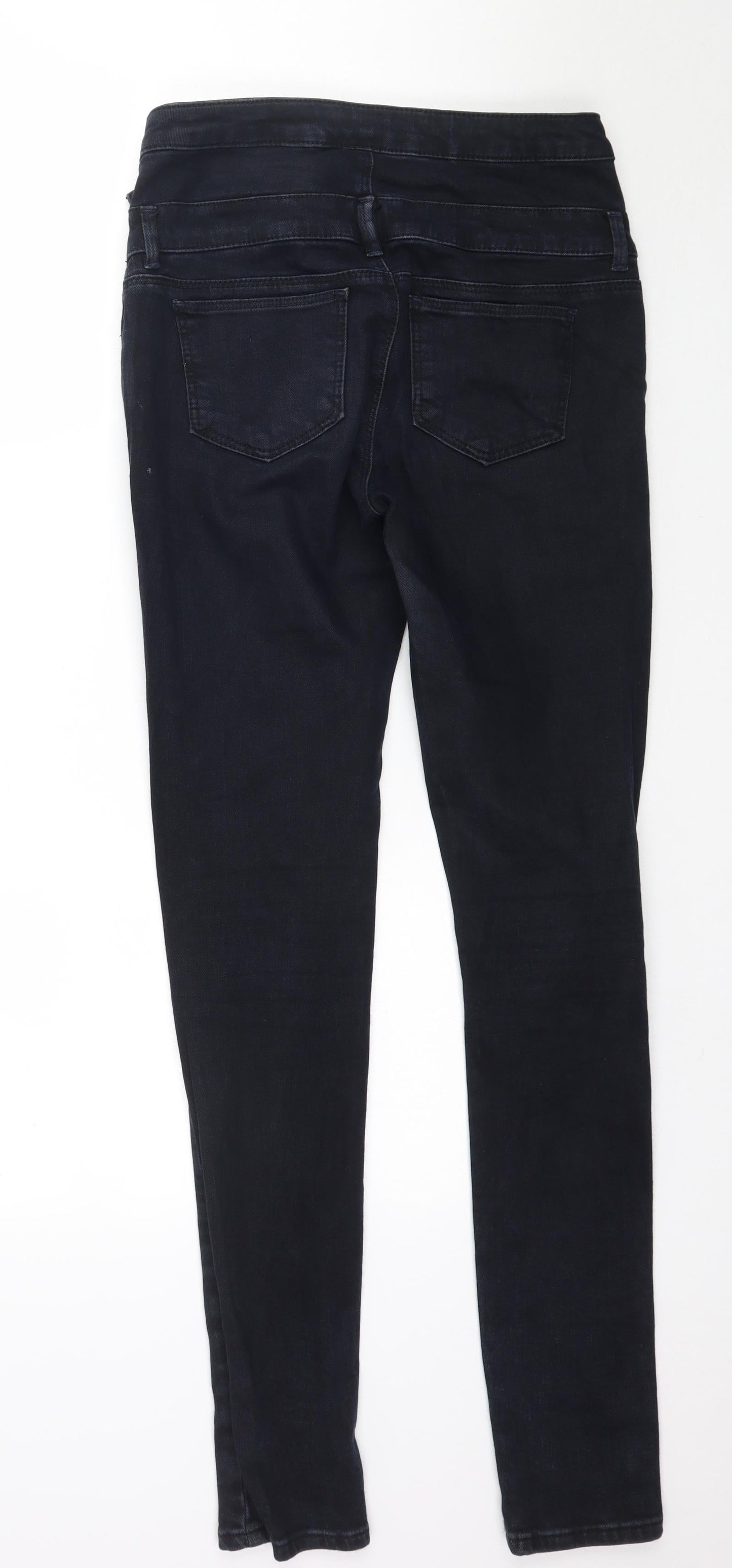 Topshop Womens Blue  Denim Skinny Jeans Size 28 L32 in