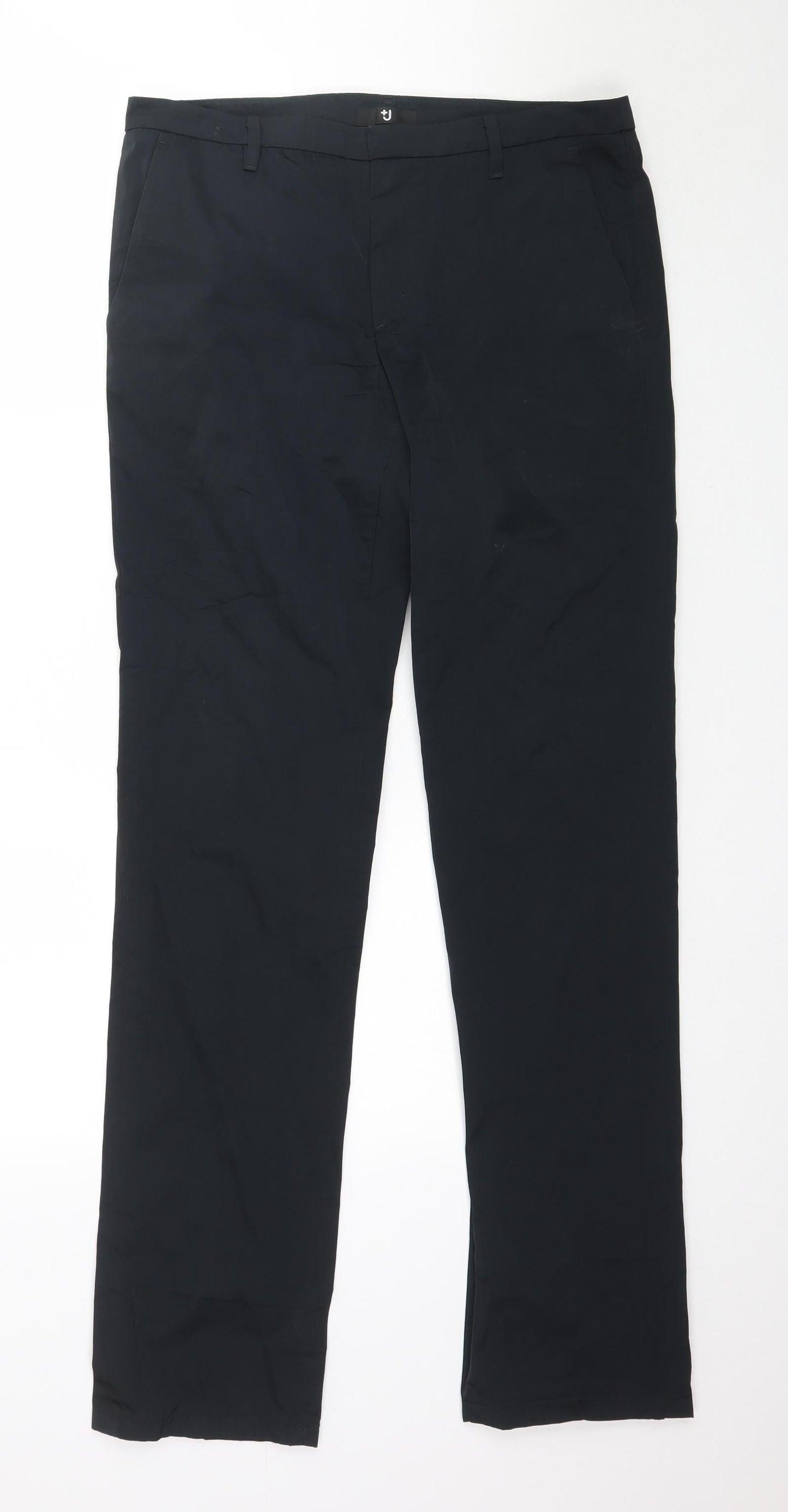 Preworn Womens Black   Trousers  Size L L32 in