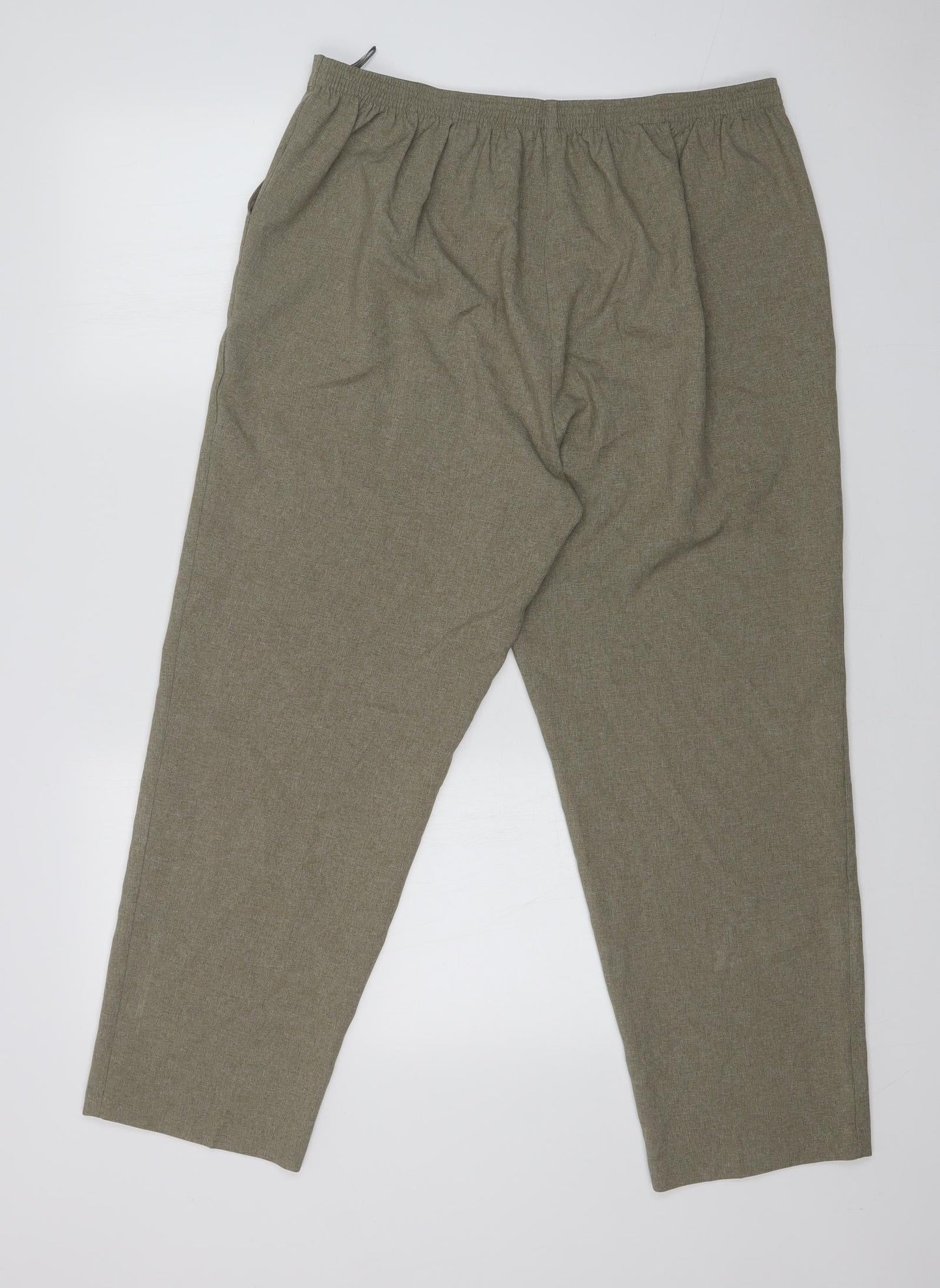 Classics Womens Brown   Dress Pants Trousers Size 18 L25 in