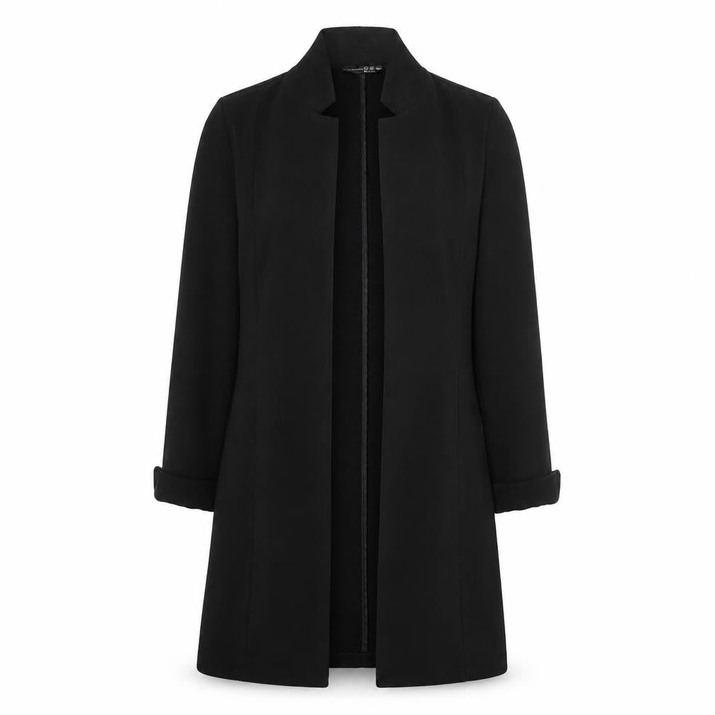 Front view of Atmosphere women’s black jacket, size UK 6