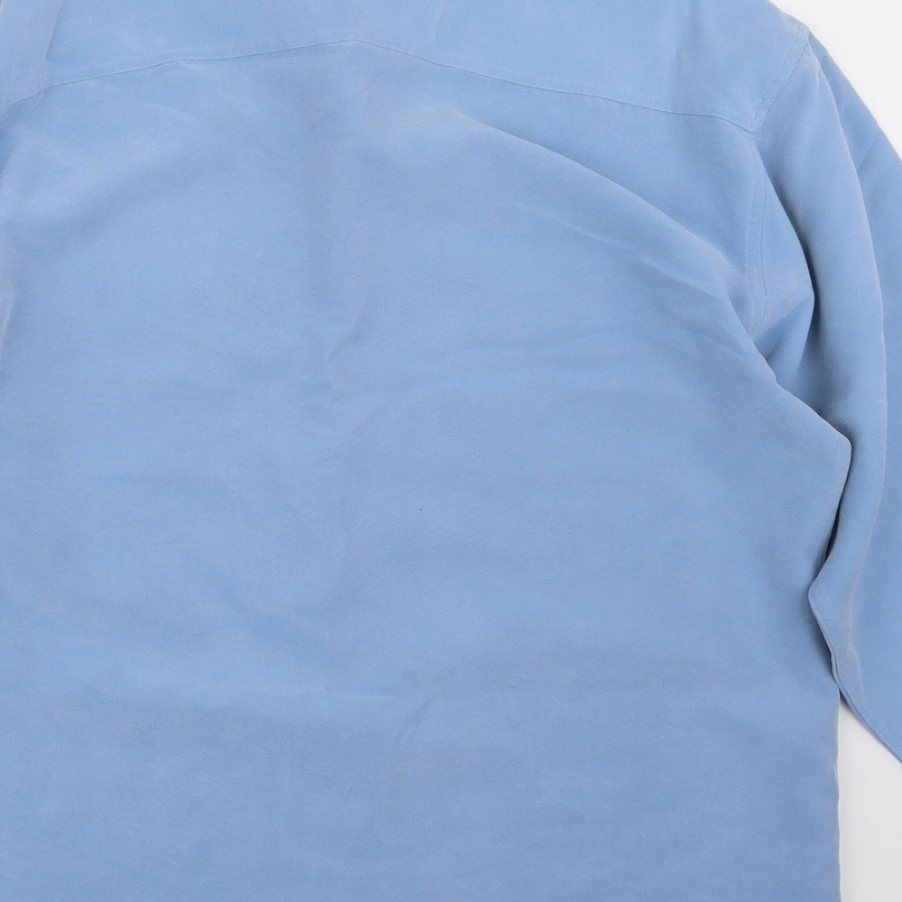Kit Mens Blue    Button-Up Size M