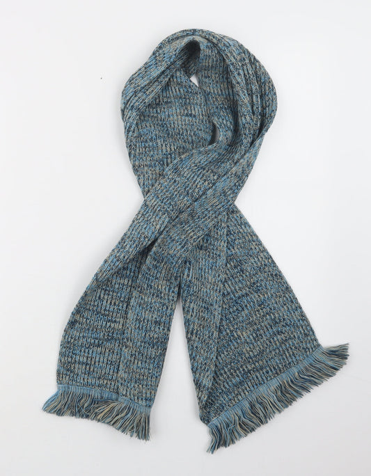 Preworn Mens Blue  Knit Scarf  One Size