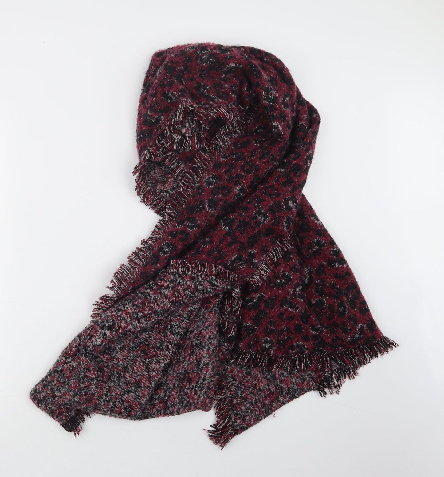 Preworn Womens Purple  Knit  Scarf