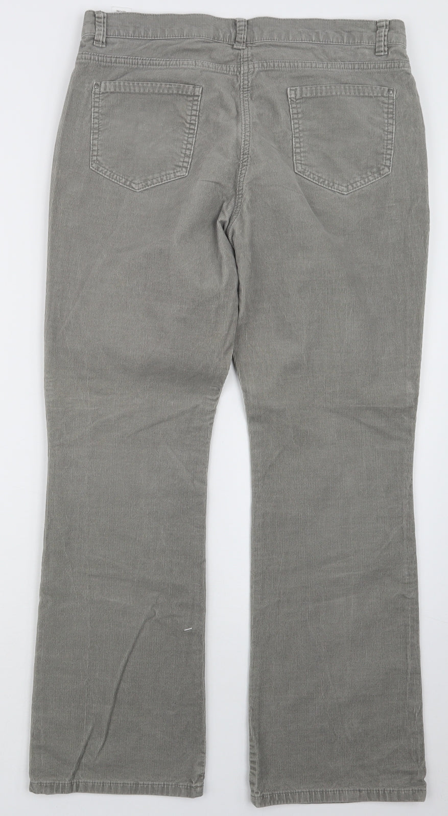 Marks and Spencer Womens Grey   Trousers  Size 14 L28 in