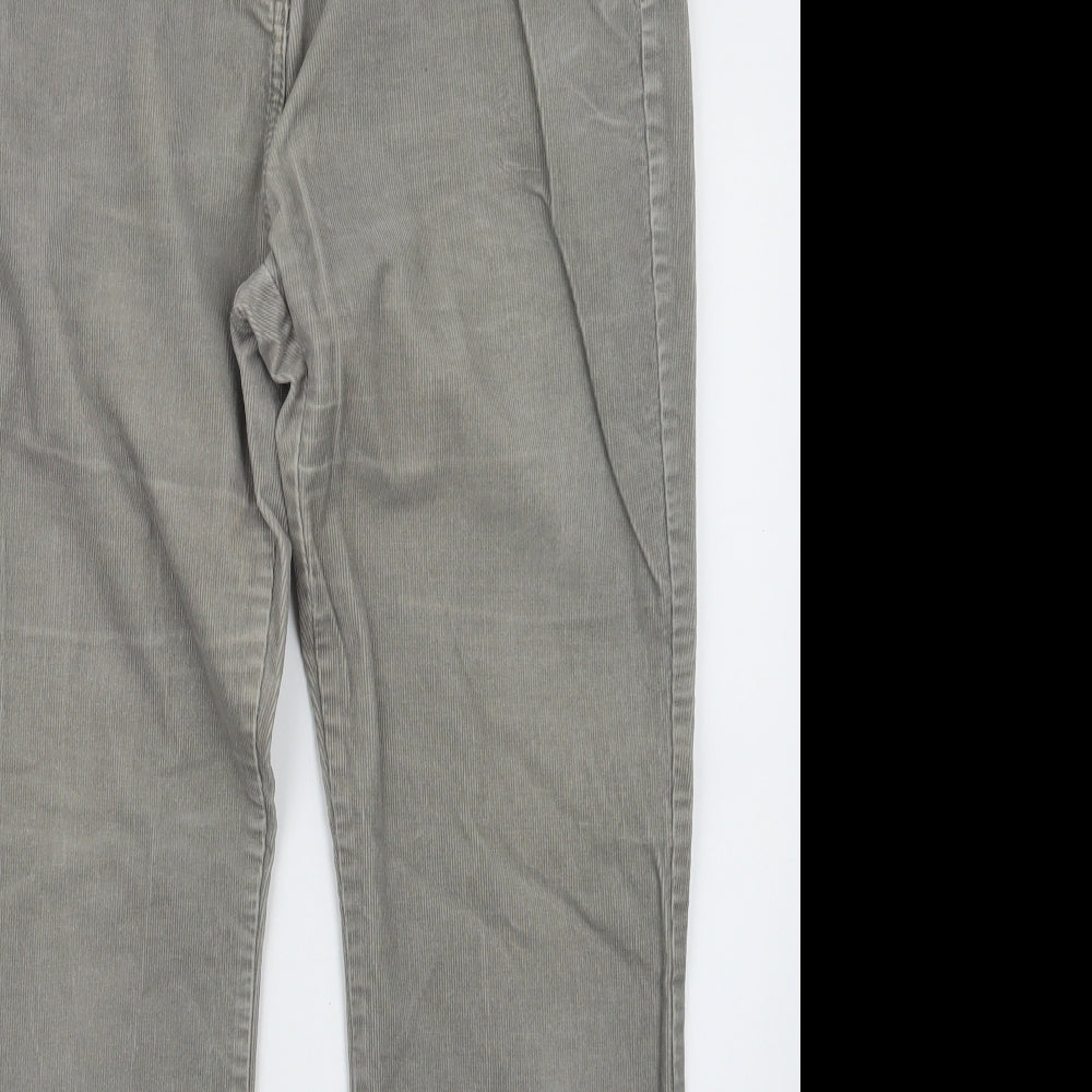 Marks and Spencer Womens Grey   Trousers  Size 14 L28 in