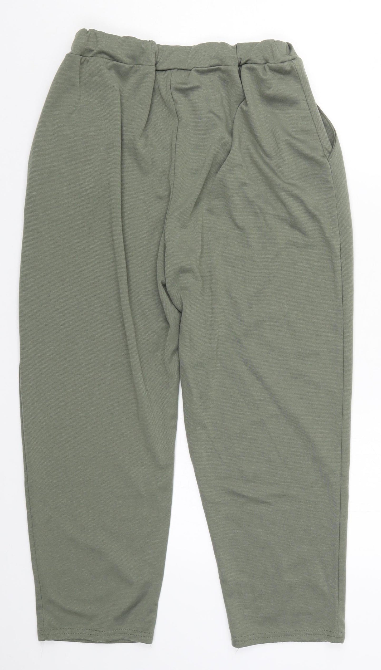 Misspap Womens Green   Sweatpants Trousers Size L L23 in
