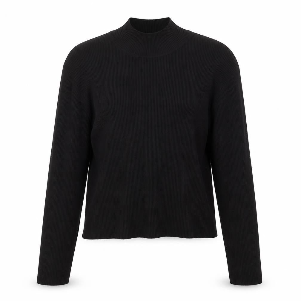 H&M Womens Black  Knit Pullover Jumper Size L