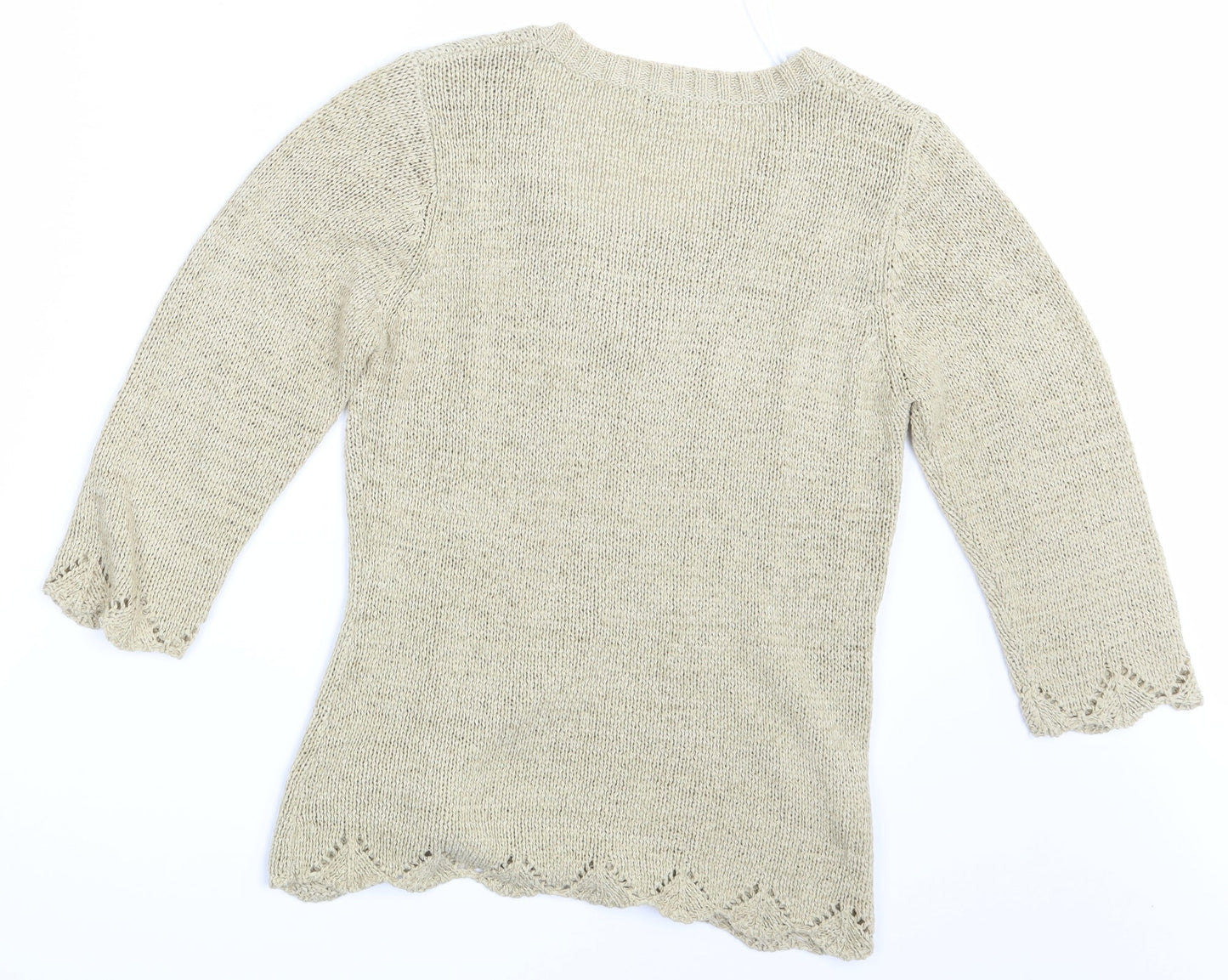 Papaya Womens Beige   Pullover Jumper Size 10