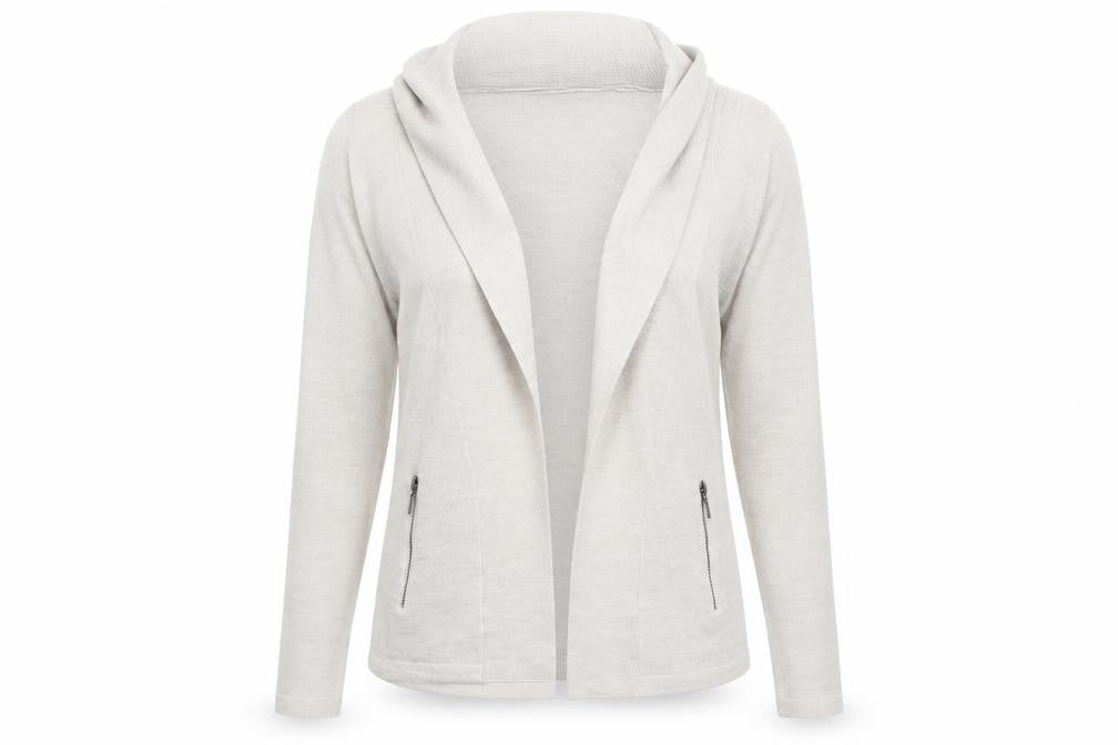 M&S Womens Beige   Wrap Jumper Size M