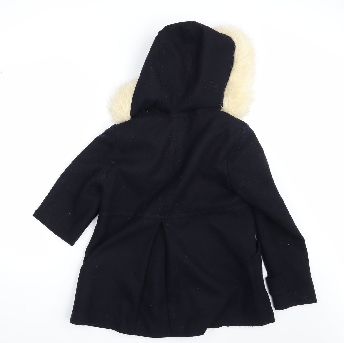 Topshop Womens Blue   Overcoat Coat Size 8