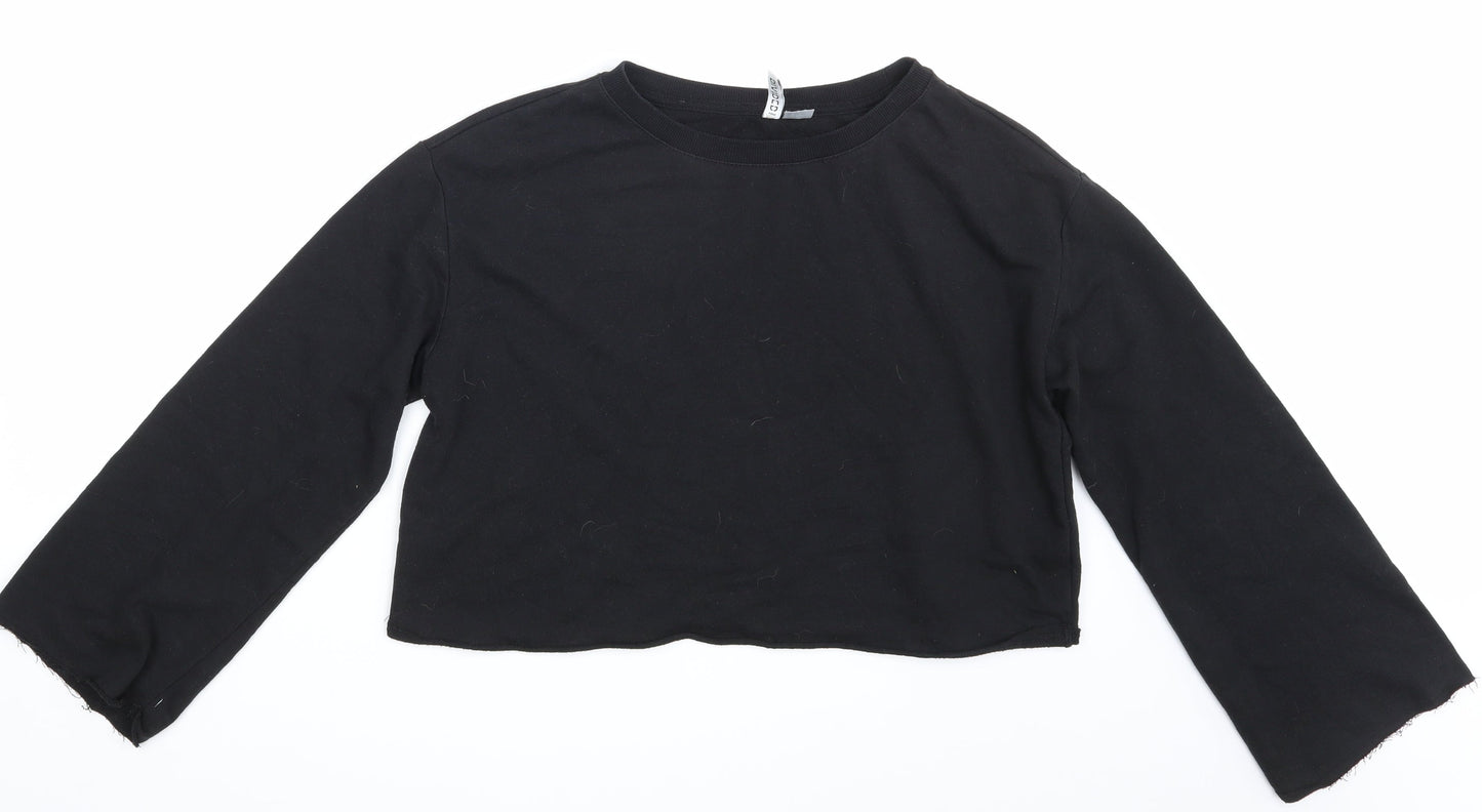 H&M Womens Black   Basic T-Shirt Size M