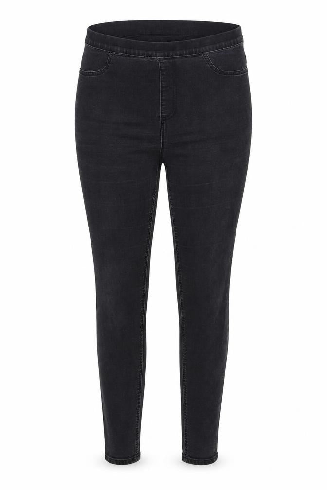 Preworn Womens Black  Denim Jegging Jeans Size 34 in L29 in