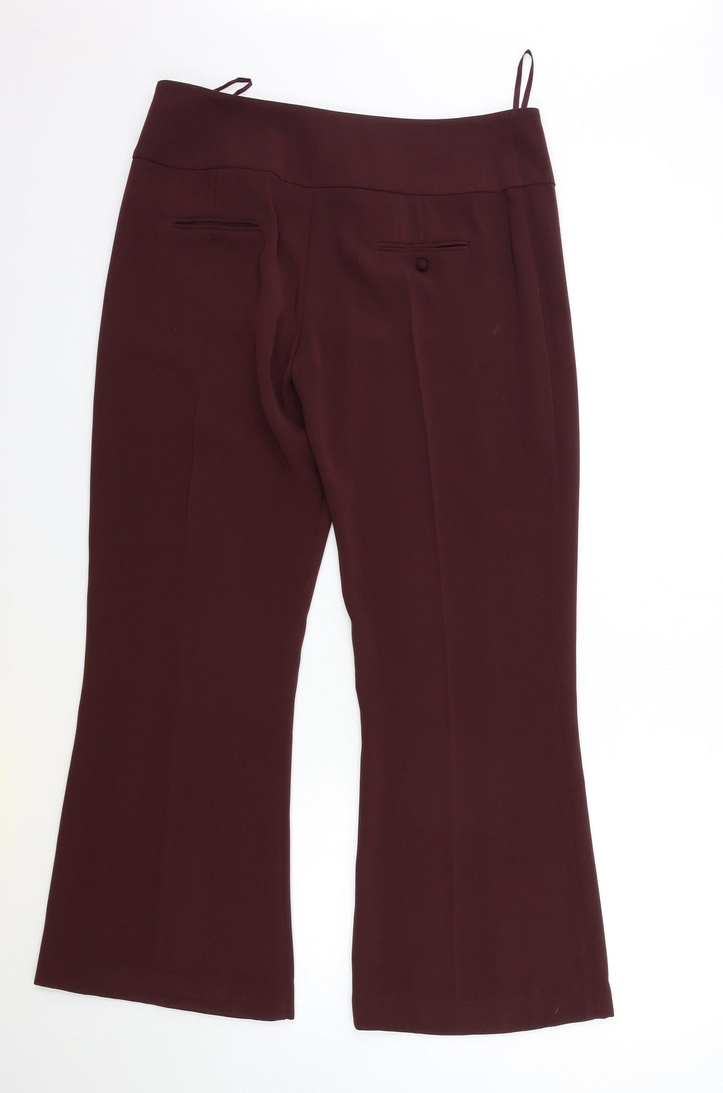 Gharani Strok Womens Red   Trousers  Size 14 L28 in