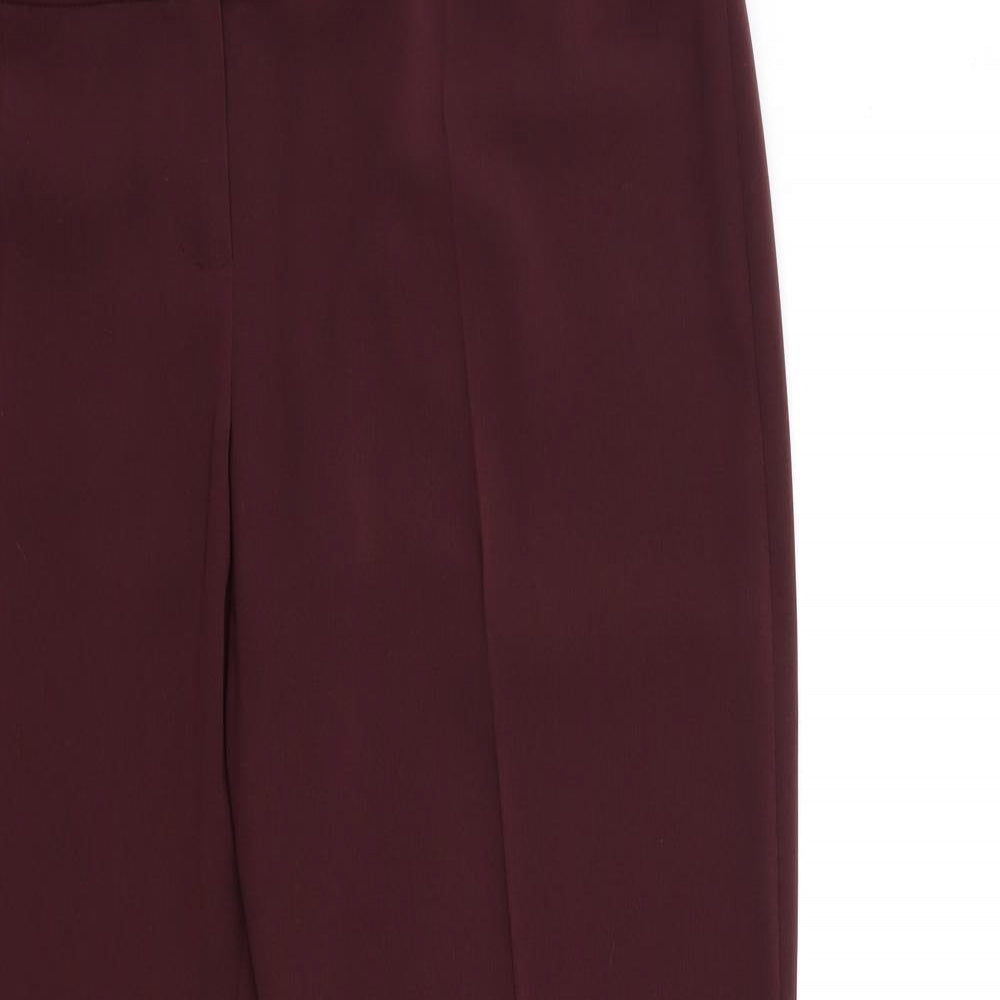 Gharani Strok Womens Red   Trousers  Size 14 L28 in