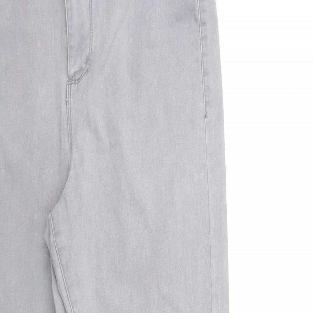 Denim & Co. Womens Grey  Denim  Leggings Size 10 L27 in