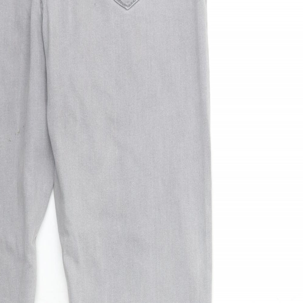 Denim & Co. Womens Grey  Denim  Leggings Size 10 L27 in