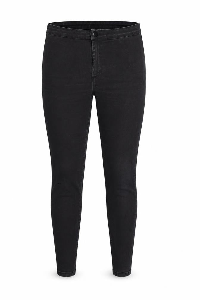 Denim & Co. Womens Black  Denim Skinny Jeans Size 14 L26 in
