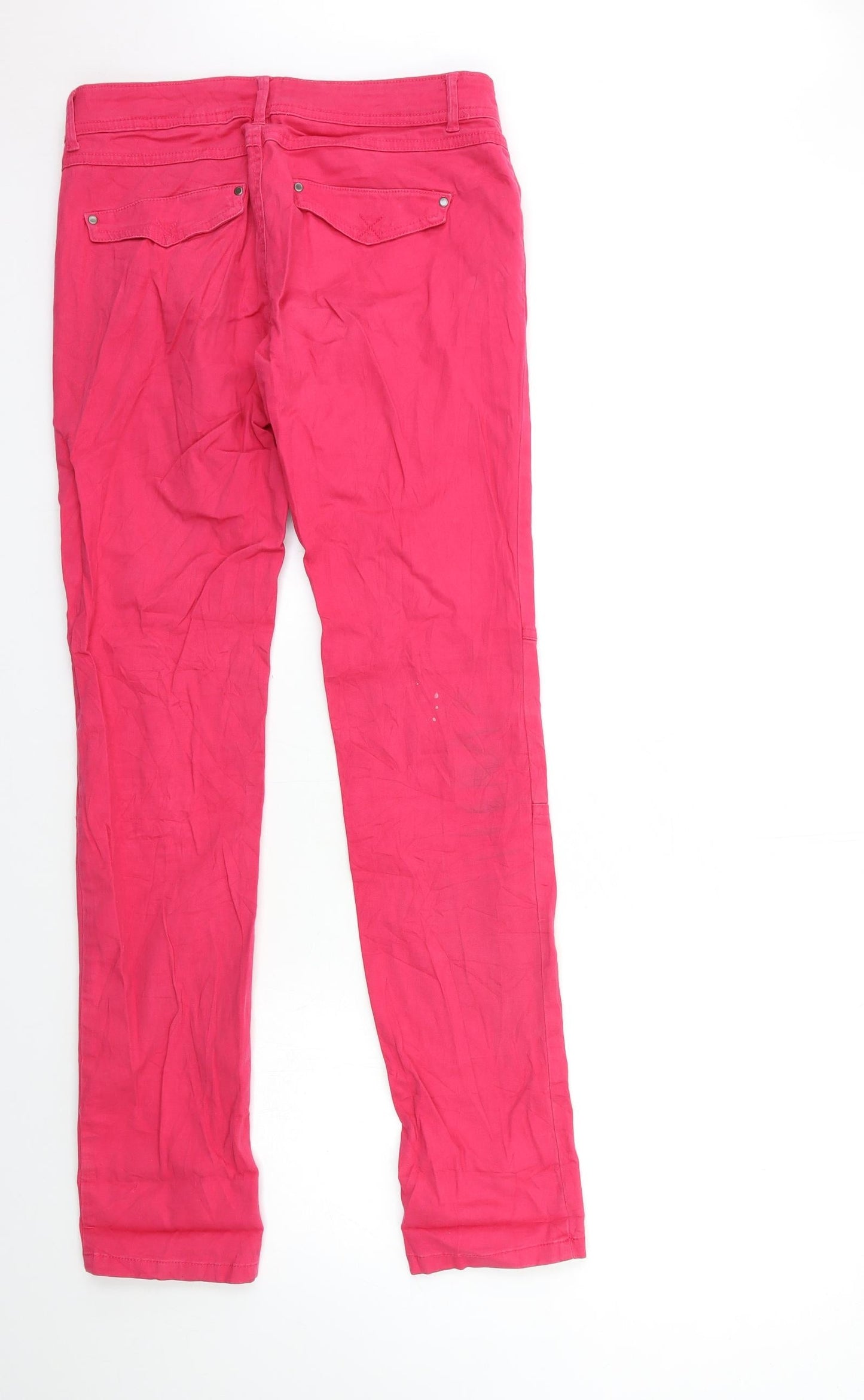 Camieu Womens Pink  Denim Skinny Jeans Size 10 L33 in