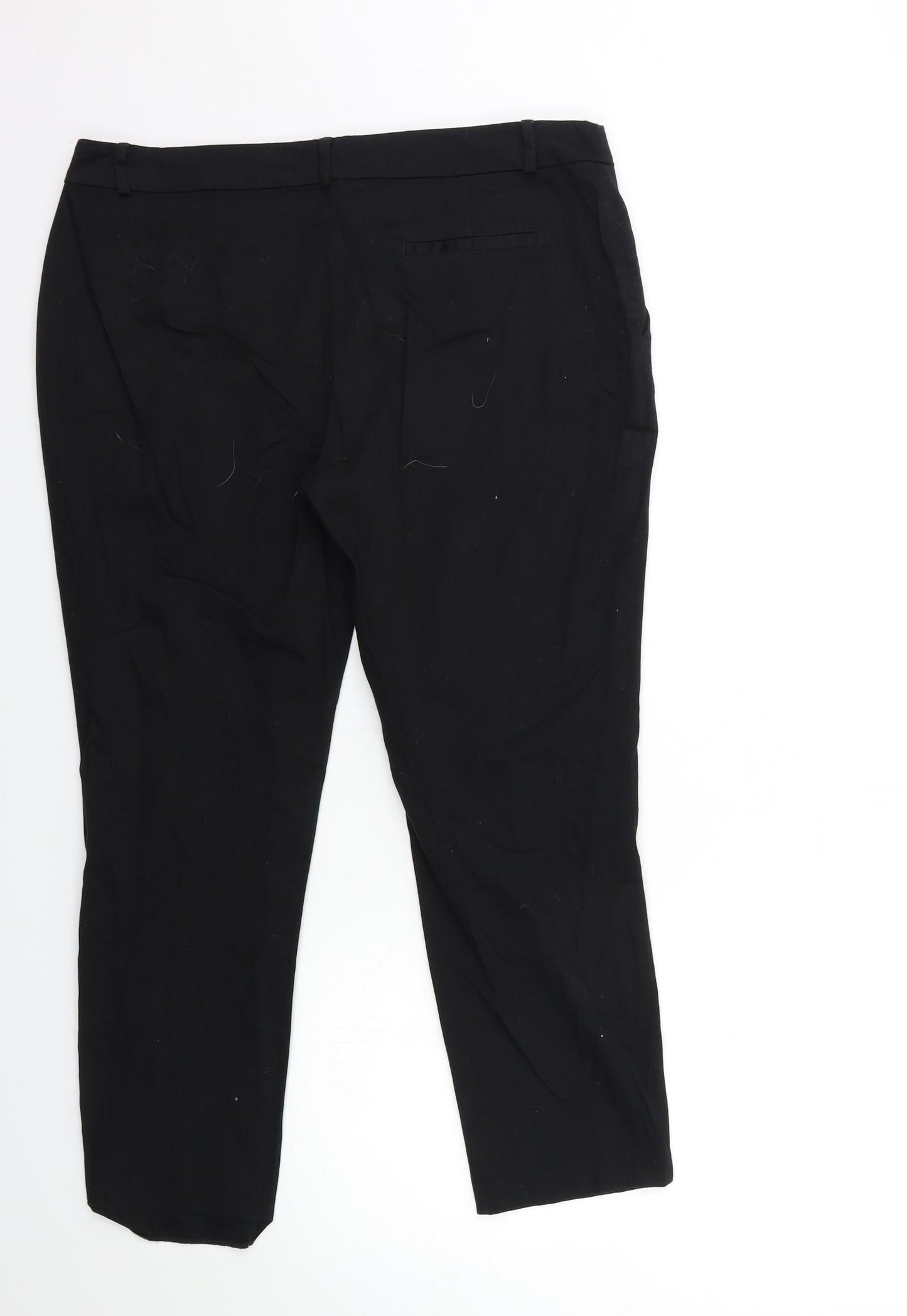 Dorothy Perkins Womens Black   Trousers  Size 14 L20 in