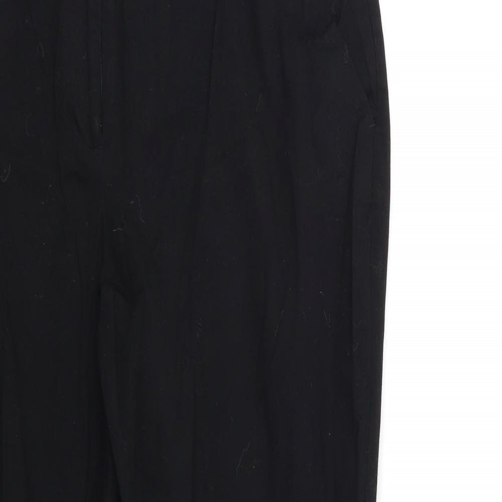 Dorothy Perkins Womens Black   Trousers  Size 14 L20 in