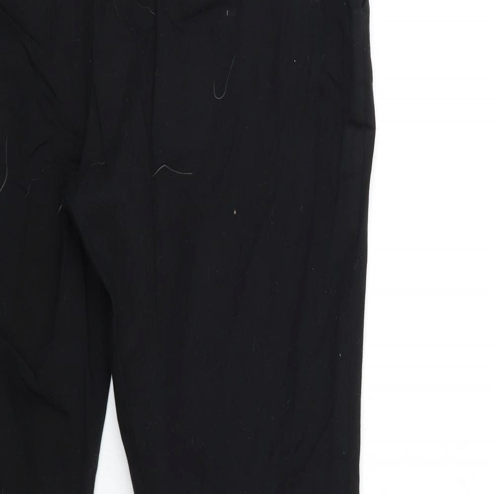 Dorothy Perkins Womens Black   Trousers  Size 14 L20 in